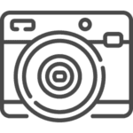 Kamera als Symbol für professionelle Food Fotografie